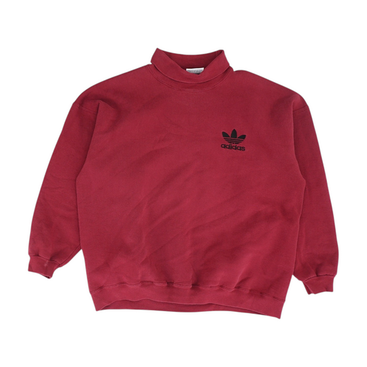 Vintage Red Solid Pullover