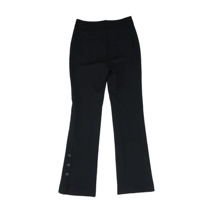 Black Solid Dress Pants
