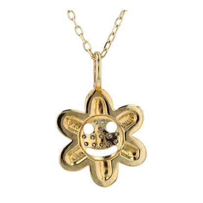 1/10 ctw Sterling Silver Lab Grown Diamond Pendant Necklace