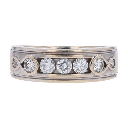 1 ctw 14K White Gold Diamond Band