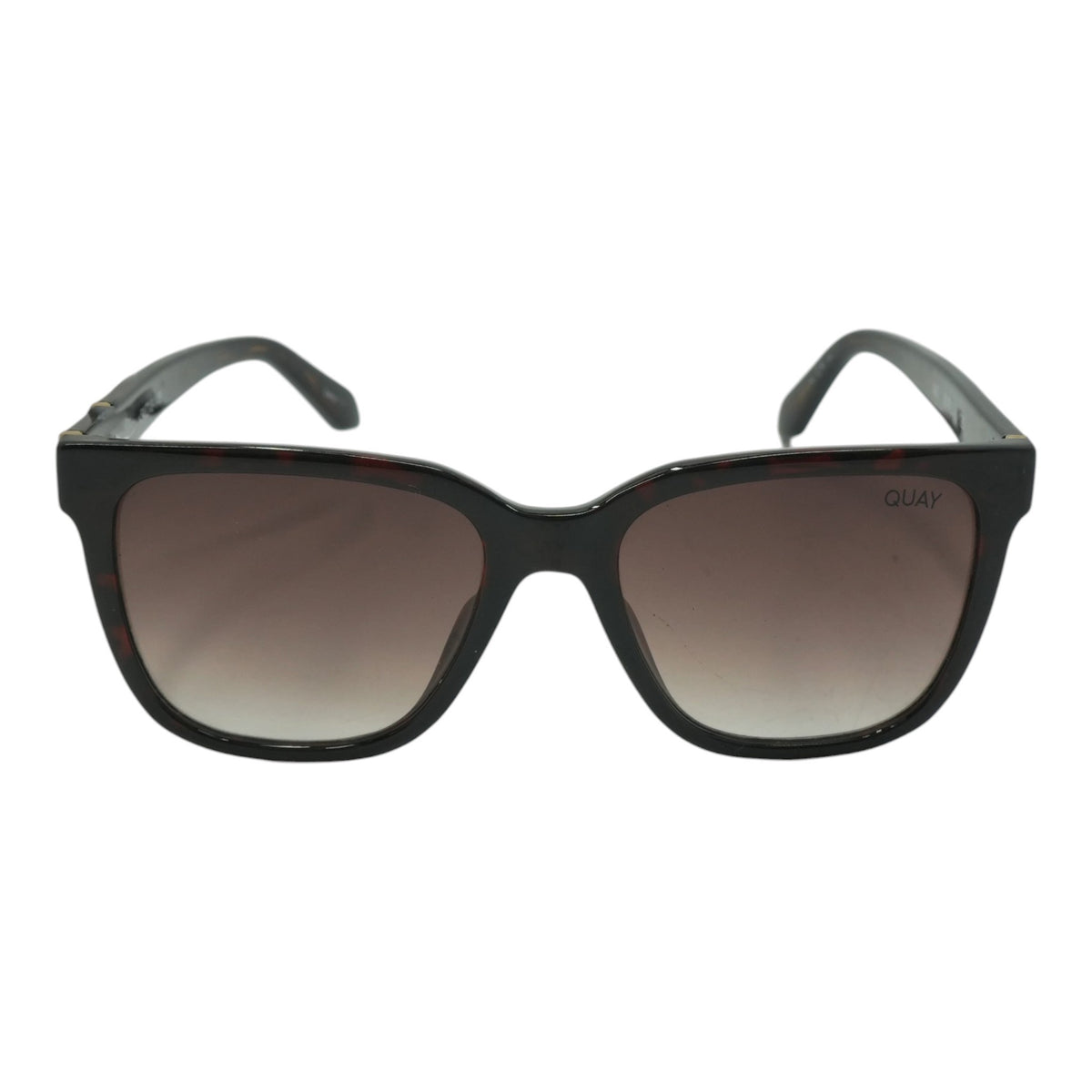 Tortoise Wired Square Sunglasses