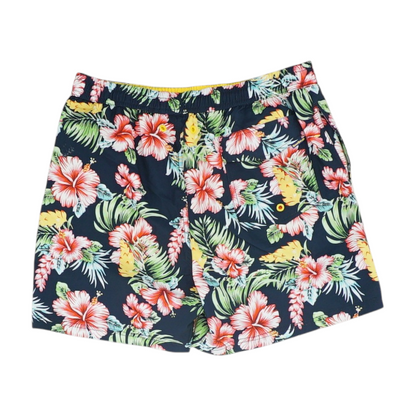 Navy Tropical Swim Bottom