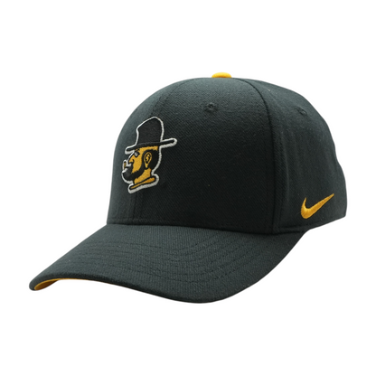 Black Appalachian State Mountaineers Ballcap Hat