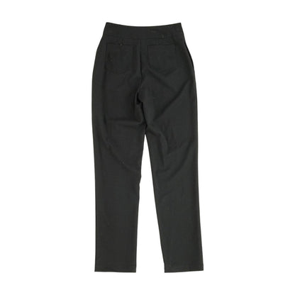 Black Solid Dress Pants