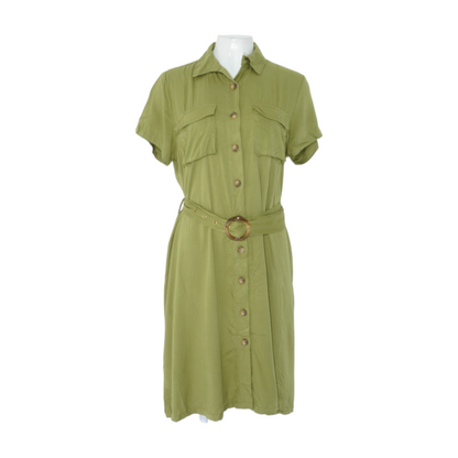 Green Petite Midi Dress