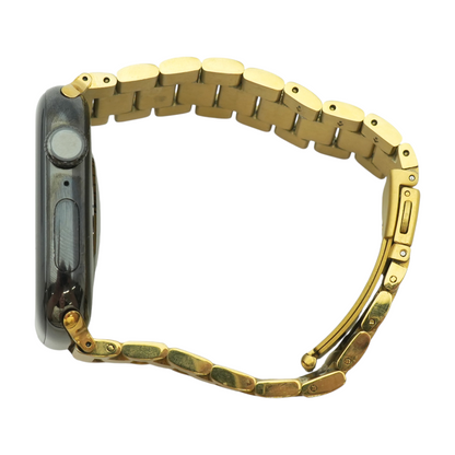 46mm Series 10 Black Smartwatch Gold Band M/L