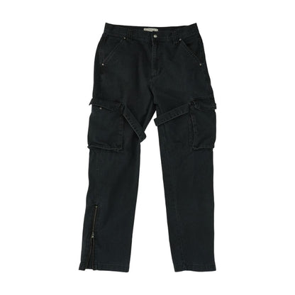 Black High Rise Relaxed Jeans