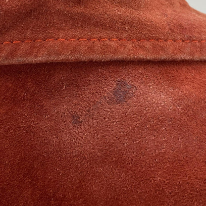 Red Suede Chore Jacket