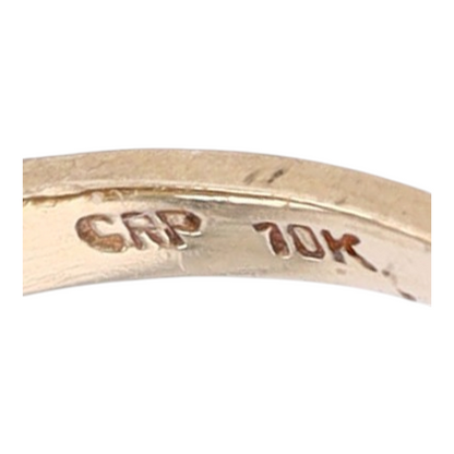 3/8 ctw 10K Yellow Gold Diamond Fashion Ring