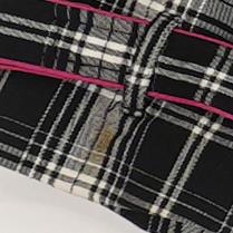 Black Plaid Blazer