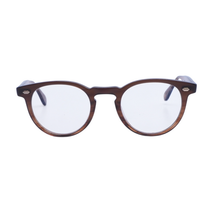 Brown Hercules Round Prescription Eyewear
