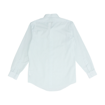 White Check Long Sleeve Button Down