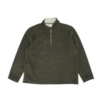 Green Abstract 1/4 Zip Pullover