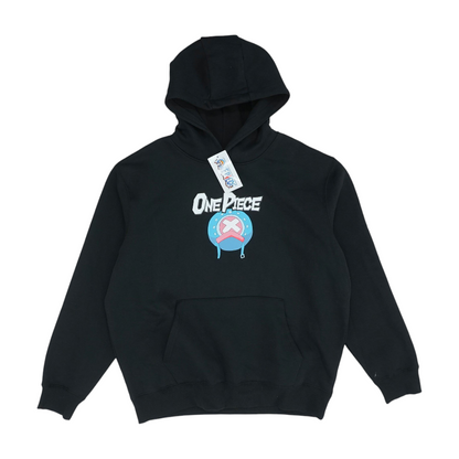 Black Solid Hoodie Pullover
