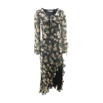 Black Floral Maxi Dress