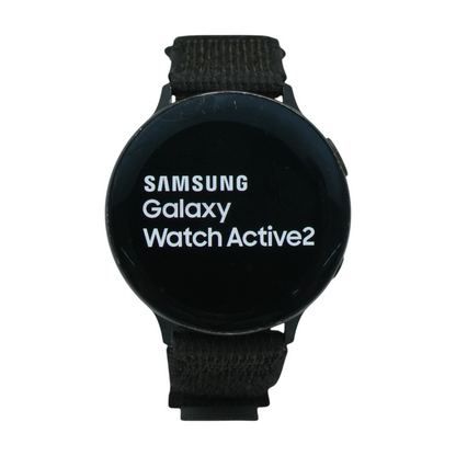 44mm Galaxy Watch Active2 Black Smartwatch Black Band M/L