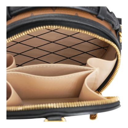 Brown Mini Boite Chapeau Crossbody