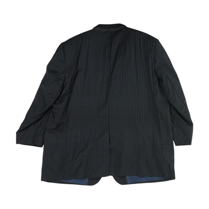 Charcoal Striped Suit Jacket