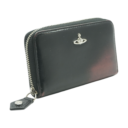 Black Zip Around Advan Compact Wallet