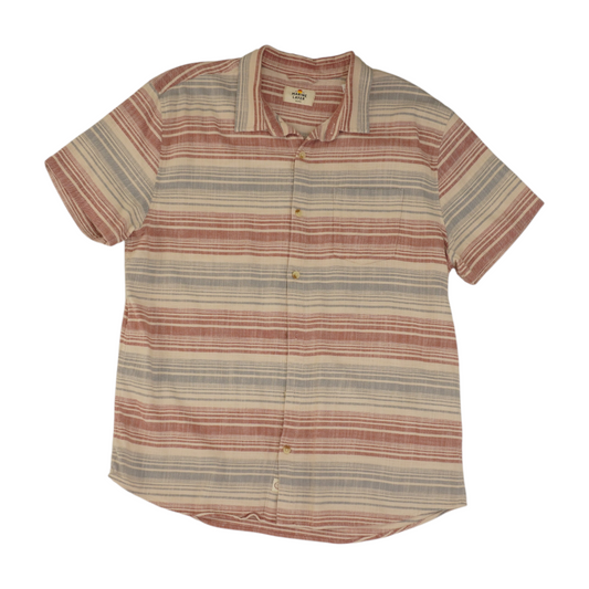 Multi Striped Short Sleeve Button Down