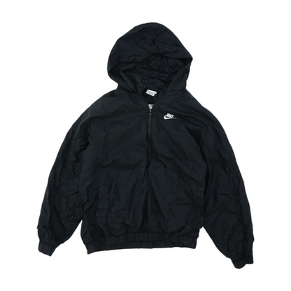 Black Solid 1/4 Zip Pullover