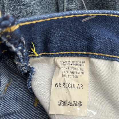 Vintage Blue Solid Jeans