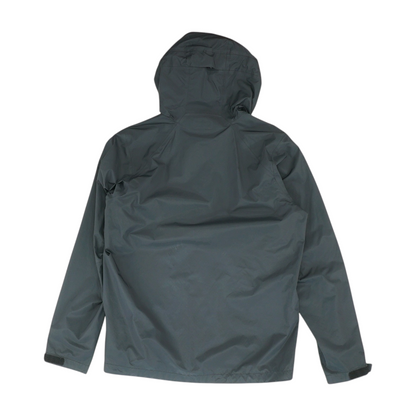 Black Solid Rain Jacket