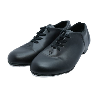 Black Tap Dance Loafer Flats