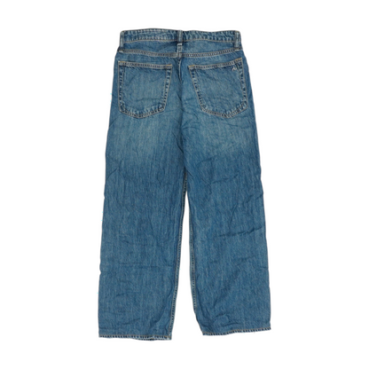 Blue Wide Leg Jeans