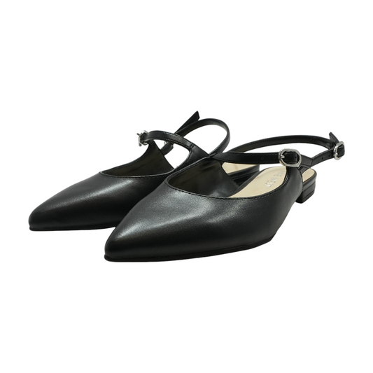 Black Slip-On Flats