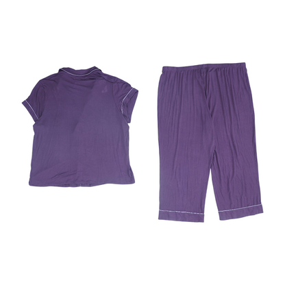 Purple Solid Pajama Set