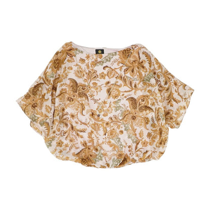 Pink Damask 3/4 Sleeve Blouse