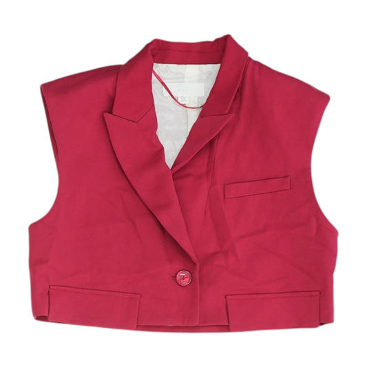 Red Solid Blazer