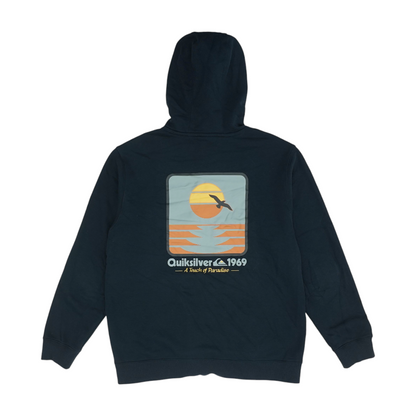Navy Solid Hoodie Pullover
