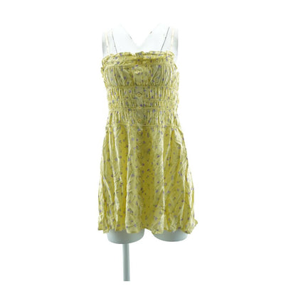 Yellow Floral Mini Dress