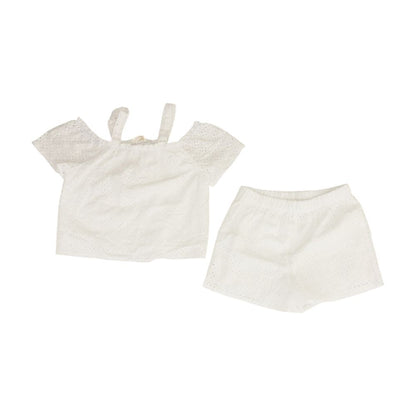 White Short Set