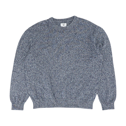 Blue Abstract Pullover Sweater