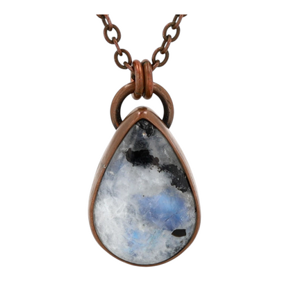 Costume Moonstone Pendant Necklace