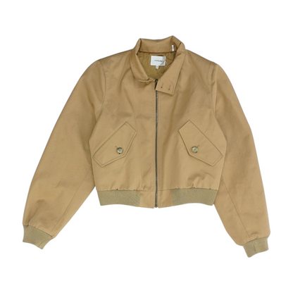 Beige Solid Jacket