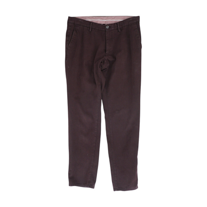Burgundy Regular Pants
