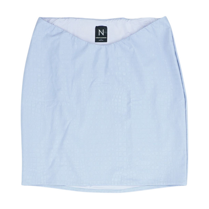 Lavender Plus Animal Print Mini Skirt