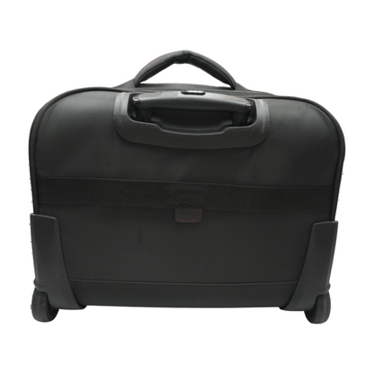 Black Professional Rolling Laptop Bag