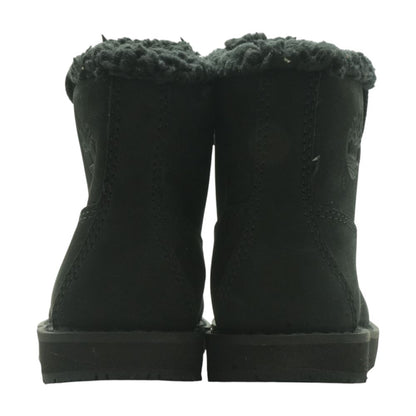 Premium Classic Black Leather Toddler Shoes