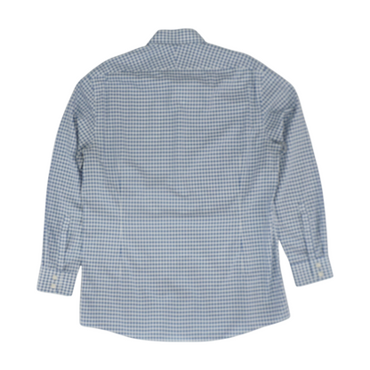 Blue Check Long Sleeve Button Down