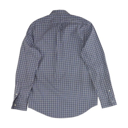Blue Check Long Sleeve Button Down