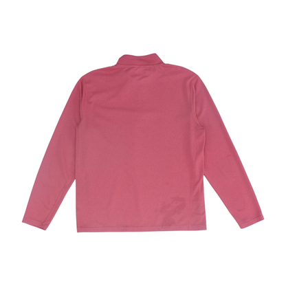 Red Solid 1/4 Zip Pullover