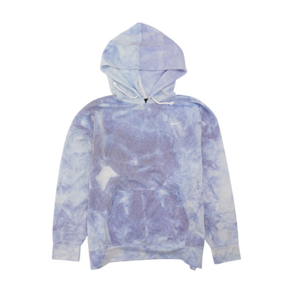 Purple Tie-Dye Hoodie Pullover