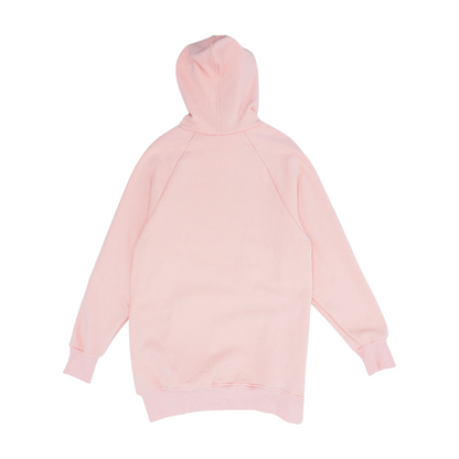 Pink Solid Hoodie Pullover