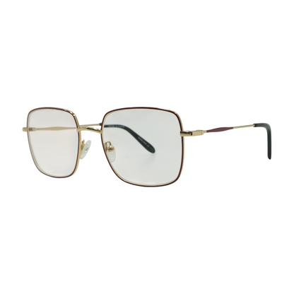 Red CAFE 3366 Square Prescription Eyewear