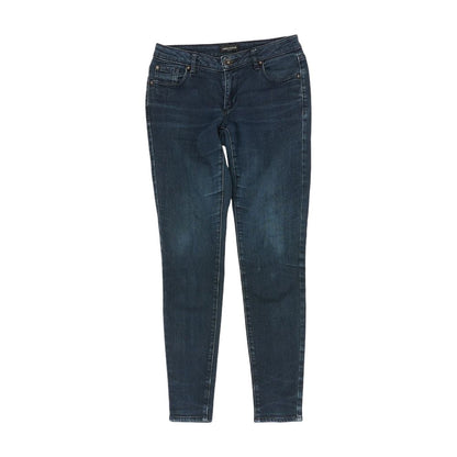 Navy Solid Skinny Leg Jeans